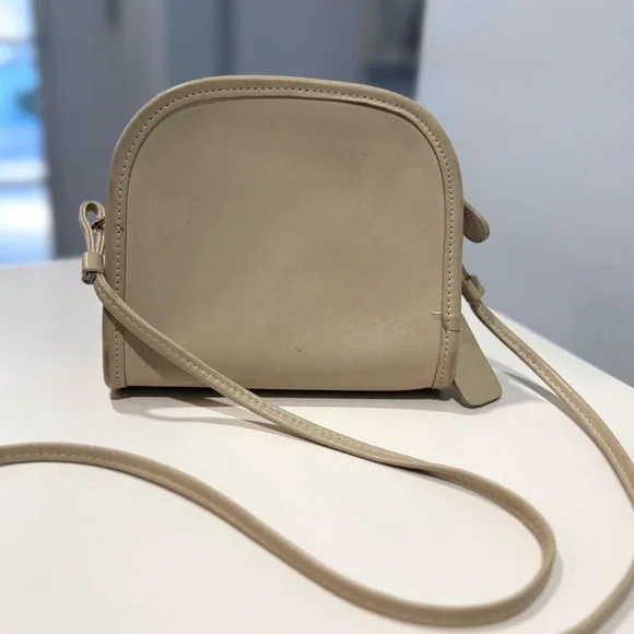 Coach Abbie Vintage 90’s Crossbody Leather Bone off white - Picture 2 of 12